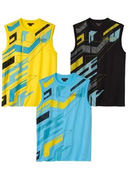 Zestaw 3 sportowych koszulek bez rękawów ze sklepu Atlas For Men w kategorii T-shirty męskie - zdjęcie 173294951