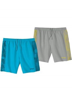 Zestaw 2 par sportowych szortów z mikrofibry ze sklepu Atlas For Men w kategorii Spodenki męskie - zdjęcie 173294952