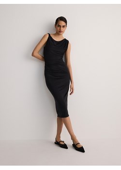 Reserved - Sukienka z drapowaniem - szary ze sklepu Reserved w kategorii Sukienki - zdjęcie 173295042
