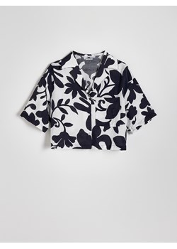 Reserved - Koszula z wikozą - czarny ze sklepu Reserved w kategorii Koszule damskie - zdjęcie 173295052