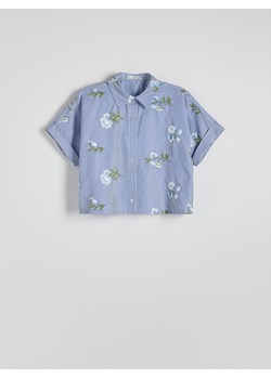 Reserved - Koszula z haftowanymi aplikacjami - wielobarwny ze sklepu Reserved w kategorii Koszule damskie - zdjęcie 173295070