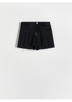 Reserved - Jeansowe szorty wide leg - czarny ze sklepu Reserved w kategorii Spodenki dziewczęce - zdjęcie 173295221