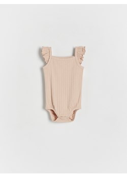 Reserved - Body z falbankami - pastelowy róż ze sklepu Reserved w kategorii Body niemowlęce - zdjęcie 173295240