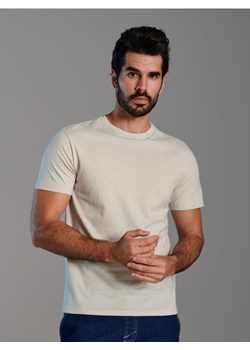 Sinsay - Koszulka - kremowy ze sklepu Sinsay w kategorii T-shirty męskie - zdjęcie 173296014