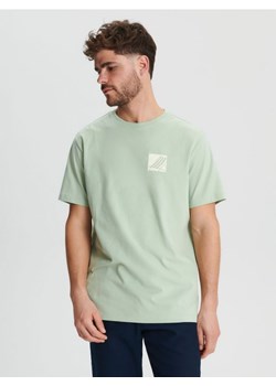 Sinsay - Koszulka z nadrukiem - zielony ze sklepu Sinsay w kategorii T-shirty męskie - zdjęcie 173296021