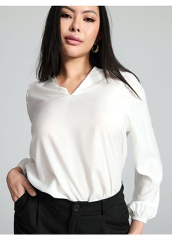 Sinsay - Koszula z wiskozy - biały ze sklepu Sinsay w kategorii Koszule damskie - zdjęcie 173296052