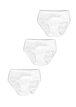 Figi majtki dziewczęce gładkie białe Yoclub 3-pak ze sklepu 5.10.15 w kategorii Majtki dziecięce - zdjęcie 173296961