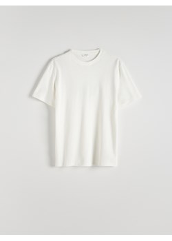 Reserved - T-shirt comfort fit - złamana biel ze sklepu Reserved w kategorii T-shirty męskie - zdjęcie 173297493