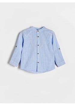 Reserved - Koszula w paski - niebieski ze sklepu Reserved w kategorii Koszule chłopięce - zdjęcie 173297563
