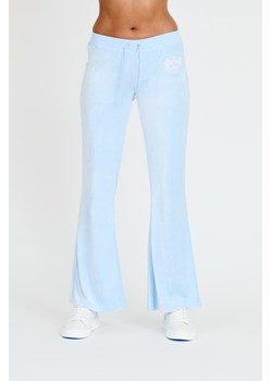 JUICY COUTURE Błękitne spodnie Heritage Dog Crest Kaisa Trackpant, Wybierz rozmiar S ze sklepu outfit.pl w kategorii Spodnie damskie - zdjęcie 173297732