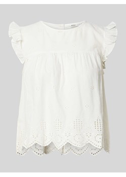 Top bluzkowy z ażurowym wzorem model ‘SILLA’ ze sklepu Peek&Cloppenburg  w kategorii Bluzki damskie - zdjęcie 173298544