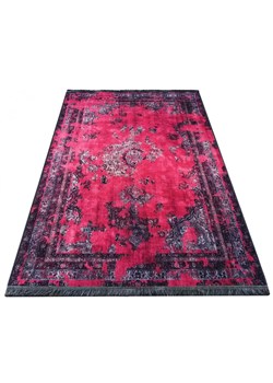 Czerwony dywan w stylu vintage - Fibio ze sklepu Edinos.pl w kategorii Dywany - zdjęcie 173300421