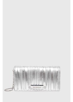 Karl Lagerfeld kopertówka kolor srebrny 245W3229 ze sklepu ANSWEAR.com w kategorii Kopertówki - zdjęcie 173301901