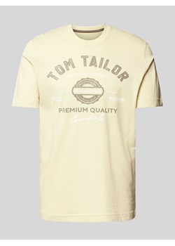 T-shirt z nadrukiem z logo ze sklepu Peek&Cloppenburg  w kategorii T-shirty męskie - zdjęcie 173302060