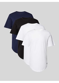 T-shirt w jednolitym kolorze ze sklepu Peek&Cloppenburg  w kategorii Podkoszulki męskie - zdjęcie 173302144