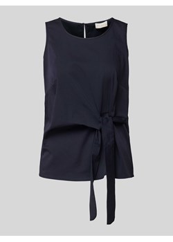 Top bluzkowy z wiązanym detalem ze sklepu Peek&Cloppenburg  w kategorii Bluzki damskie - zdjęcie 173302183