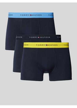 Obcisłe bokserki z elastycznym paskiem z logo w zestawie 3 szt. ze sklepu Peek&Cloppenburg  w kategorii Majtki męskie - zdjęcie 173302240
