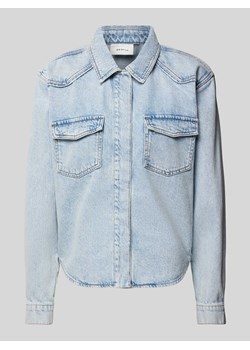 Kurtka jeansowa z kieszeniami na piersi model ‘Kaily’ ze sklepu Peek&Cloppenburg  w kategorii Kurtki damskie - zdjęcie 173302294
