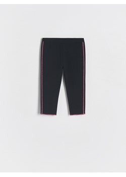 Reserved - Bawełniane legginsy - czarny ze sklepu Reserved w kategorii Spodnie dziewczęce - zdjęcie 173303294