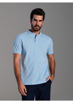 Sinsay - Koszulka bawełniana - niebieski ze sklepu Sinsay w kategorii T-shirty męskie - zdjęcie 173304273