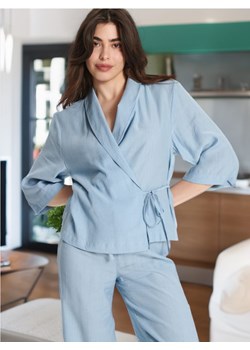 Sinsay - Piżama dwuczęściowa - błękitny ze sklepu Sinsay w kategorii Piżamy damskie - zdjęcie 173304424