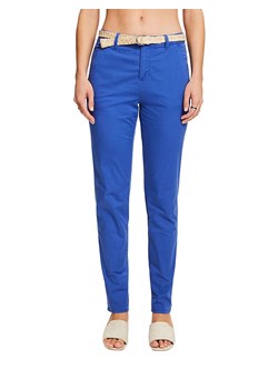 ESPRIT Spodnie chino w kolorze niebieskim ze sklepu Limango Polska w kategorii Spodnie damskie - zdjęcie 173306344