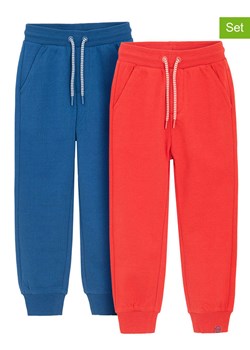 COOL CLUB Spodnie dresowe (2 pary) w kolorze niebieskim i czerwonym ze sklepu Limango Polska w kategorii Spodnie chłopięce - zdjęcie 173306351