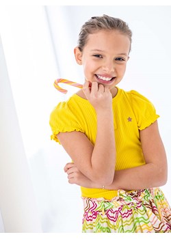 Like Flo Koszulka w kolorze żółtym ze sklepu Limango Polska w kategorii Bluzki dziewczęce - zdjęcie 173306362