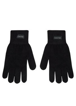 Calvin Klein Rękawiczki Damskie Essential Knit Gloves K60K611167 Czarny ze sklepu MODIVO w kategorii Rękawiczki damskie - zdjęcie 173308030