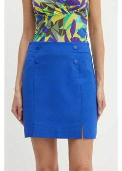 Morgan spódnica JEON kolor niebieski mini prosta ze sklepu ANSWEAR.com w kategorii Spódnice - zdjęcie 173310262