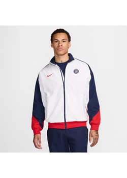 Męska kurtka piłkarska Nike Dri-FIT Paris Saint-Germain Strike - Biel ze sklepu Nike poland w kategorii Bluzy męskie - zdjęcie 173311200