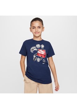 T-shirt piłkarski dla dużych dzieci Nike Paris Saint-Germain - Niebieski ze sklepu Nike poland w kategorii T-shirty chłopięce - zdjęcie 173311203