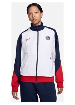 Damska kurtka piłkarska Nike Dri-FIT Paris Saint-Germain Strike - Biel ze sklepu Nike poland w kategorii Kurtki damskie - zdjęcie 173311211