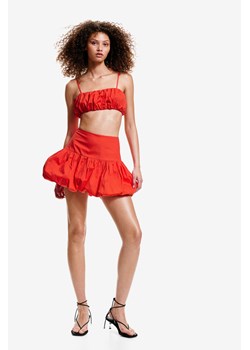 H & M - Popelinowa spódniczka bombka - Pomarańczowy ze sklepu H&M w kategorii Spódnice - zdjęcie 173311624