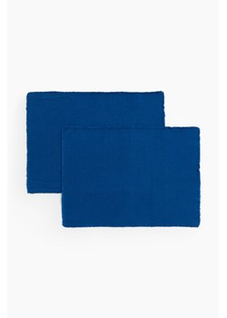 H & M - Płócienna podkładka pod talerz 2-pak - Niebieski ze sklepu H&M w kategorii Podkładki na stół - zdjęcie 173311633