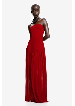 H & M - Długa sukienka bandeau - Czerwony ze sklepu H&M w kategorii Sukienki - zdjęcie 173311782