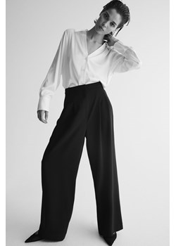 H & M - Szerokie spodnie - Czarny ze sklepu H&M w kategorii Spodnie damskie - zdjęcie 173311811