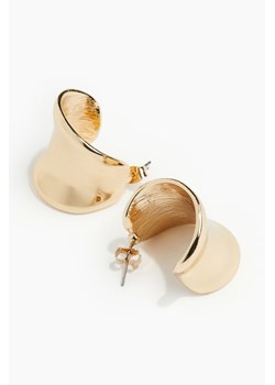 H & M - Szerokie kolczyki kółka - Złoty ze sklepu H&M w kategorii Kolczyki - zdjęcie 173311820