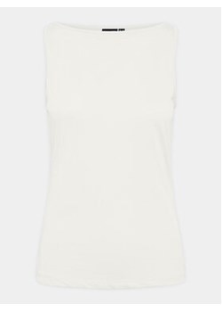 Pieces Top Anora 17148788 Biały Regular Fit ze sklepu MODIVO w kategorii Bluzki damskie - zdjęcie 173312334