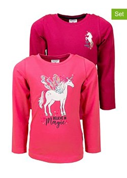 Salt and Pepper Koszulki (2 szt.) &quot;Unicorn&quot; w kolorze różowym ze sklepu Limango Polska w kategorii Bluzki dziewczęce - zdjęcie 173312414