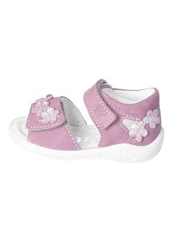 PEPINO Skórzane sandały &quot;Tildi&quot; w kolorze fioletowym ze sklepu Limango Polska w kategorii Sandały dziecięce - zdjęcie 173312870