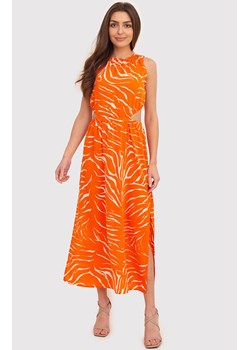 Sukienka midi z wycięciami w talii DA1723, Kolor pomarańczowy, Rozmiar L, AX Paris ze sklepu Primodo w kategorii Sukienki - zdjęcie 173314083