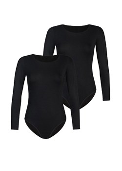 2-Pack klasyczne body damskie czarne Longy, Kolor czarny, Rozmiar 3XL, Teyli ze sklepu Primodo w kategorii Bluzki damskie - zdjęcie 173314203