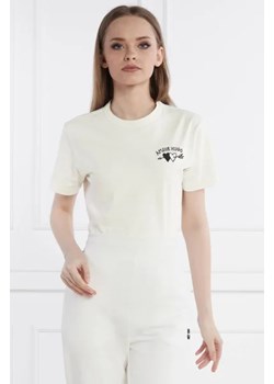 HUGO T-shirt Damacia | Regular Fit ze sklepu Gomez Fashion Store w kategorii Bluzki damskie - zdjęcie 173315620