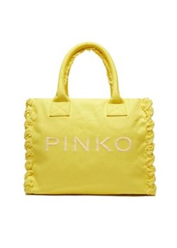 Pinko Torebka Beach Shopping PE 24 PLTT 100782 A1WQ Żółty ze sklepu MODIVO w kategorii Torby Shopper bag - zdjęcie 173316494
