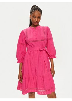 Vila Sukienka codzienna Omma 14095847 Różowy Regular Fit ze sklepu MODIVO w kategorii Sukienki - zdjęcie 173316631