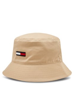 Tommy Jeans Kapelusz Tjm Elongated Flag Bucket Hat AM0AM11697 Beżowy ze sklepu MODIVO w kategorii Kapelusze męskie - zdjęcie 173316721