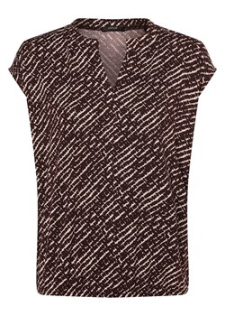 Opus Koszulka damska - cień Sandeo Kobiety Stretch bakłażanowy wzorzysty ze sklepu vangraaf w kategorii Bluzki damskie - zdjęcie 173316961
