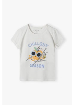 T-shirt dziewczęcy bawełniany - Chillout Season - 5.10.15. ze sklepu 5.10.15 w kategorii Bluzki dziewczęce - zdjęcie 173318181