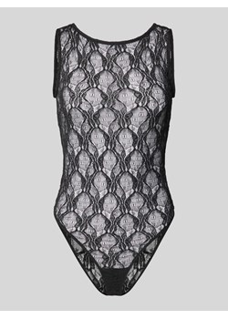 Body z obszyciem koronką model ‘MELISA’ ze sklepu Peek&Cloppenburg  w kategorii Body damskie - zdjęcie 173318403